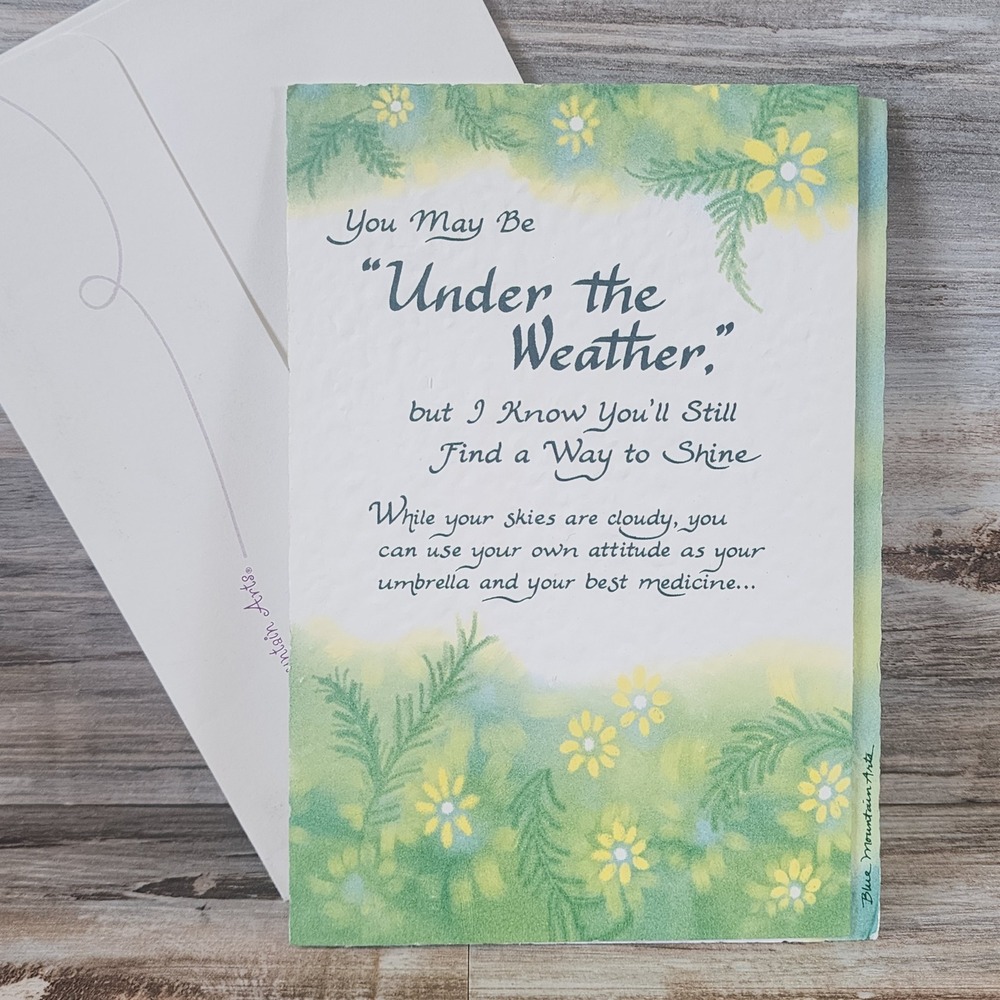 Blue Mountain Arts Get Well Soon Greeting Card Donna Fargo Under the Weather